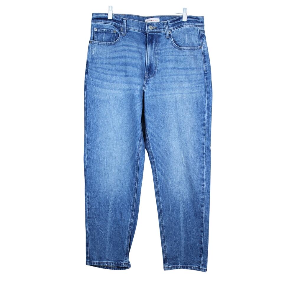 Lucky Brand Blue Boy Mid Rise Relaxed Fit Straight Casual Comfy Denim Jeans